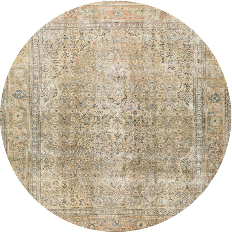 Oriental Indoor Rug, Round 3'