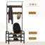 Mailloux Hall Tree 72cm Wide with Bench and Shoe Storage