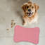 Heart Crimson - 1 Piece Bone Shape Feeding Mat