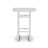 3-Piece HDPE Bar-Height Patio Set, 42.1" Square High Top Pub Table With Umbrella Hole + 2 Bar Stools With Cup Holders, All-Weather Outdoor Bistro Set-488914087