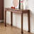 Modern simple rectangular brown console table-852275363
