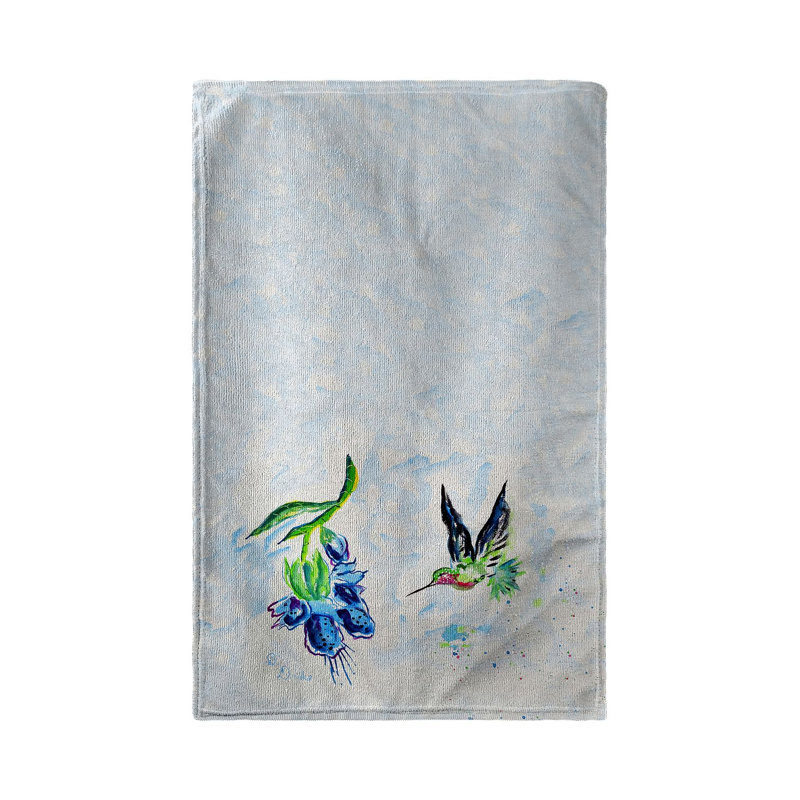 Serviette de cuisine à pointage hummingbird