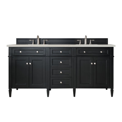Brittany 72" Double Vanity W/FreePower Wireless Charger