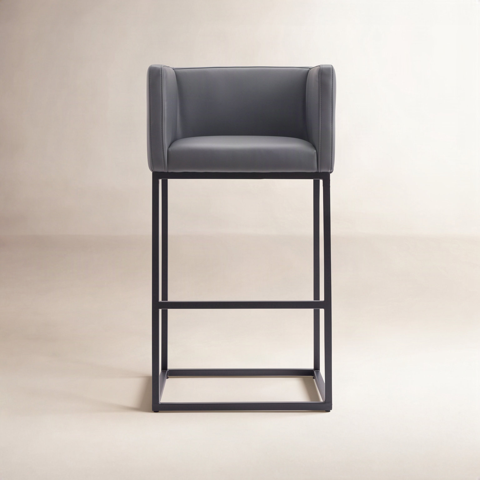 Bar and Counter Stool, Gray, Bar Stool (29" Seat Height)