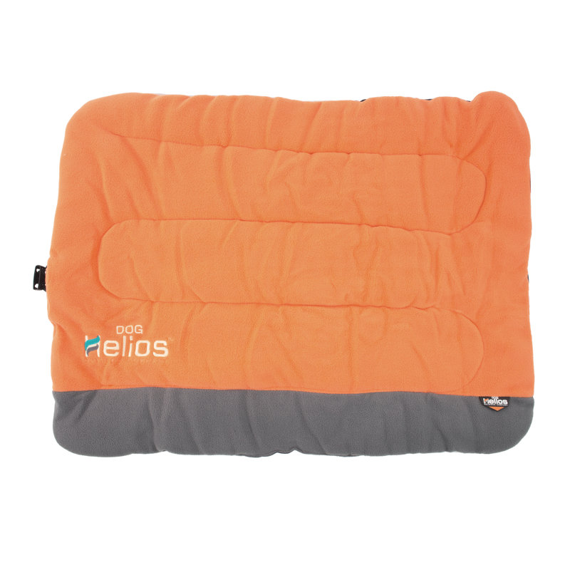 Lit pour chien pliant pour chien Helios Combat-Terrain, Grand (l 35,6 po x P 25,6 po x H 4 po), Orange