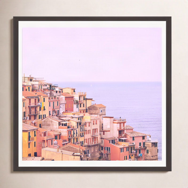 Zarina Dreamy Cinque Terre, impression sur toile par Happee Monkee, H 12 po x l 12 po x P 0,75 po, Oui