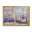 Paysage urbain pastel abstrait - peinture sur toile-60160431-60160428