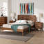 Ensemble de chambre à coucher 3 pièces Baxton Studio Asami-96517834