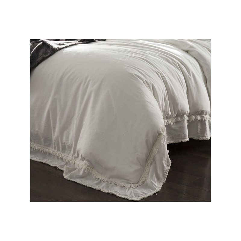 Portugal-Made 200TC Cotton Percale Duvet Cover, Twin XL