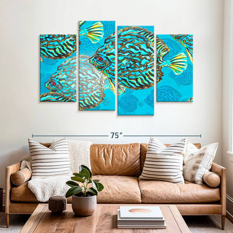 Poissons discus Brampt, H 42 po x l 68 po