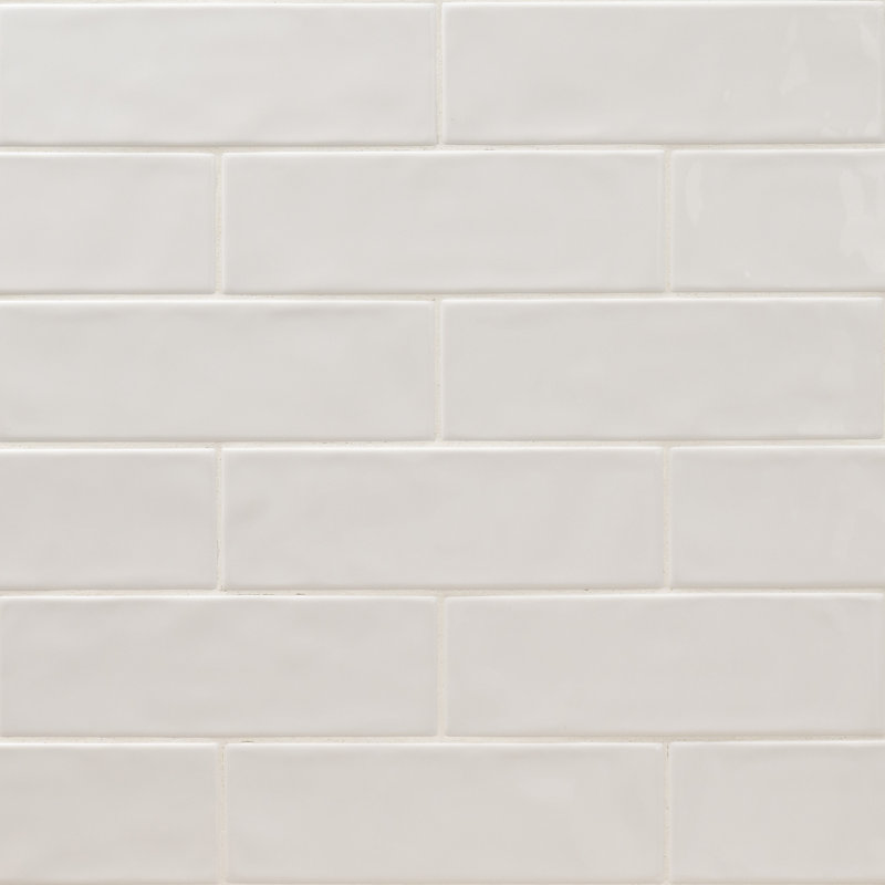 Metrola 4 in. x 12 in. Glossy Ceramic Subway Wall Tile, Glaze