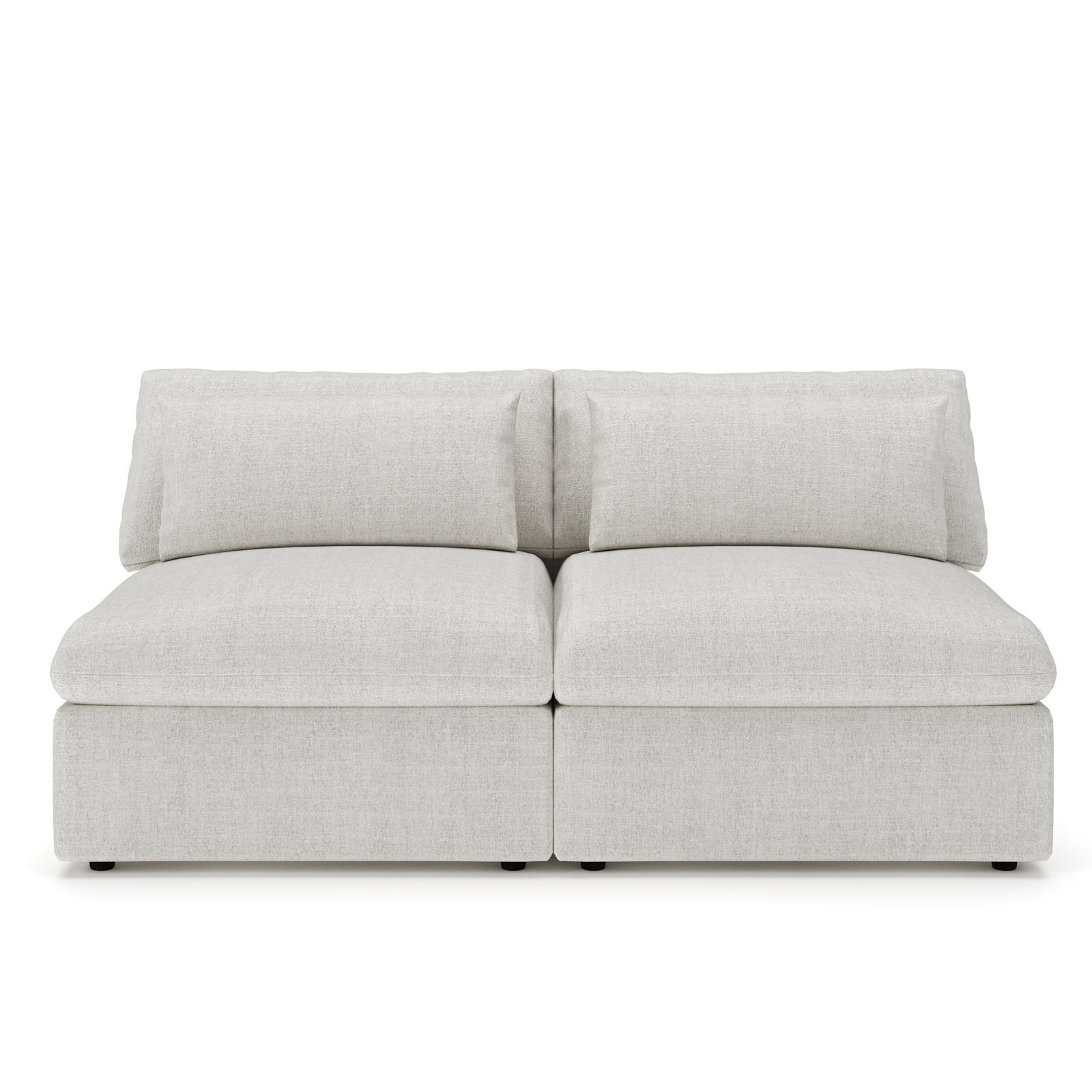 Remy 66'' Sofa, Monique Oyster Textured Chenille