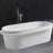 71'' x 33.5'' Soaking Solid Surface Bathtub