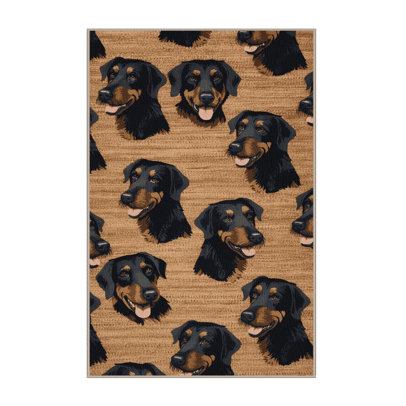  Tapis lavable pour chiens Hovawart, Rectangulaire 8 pi x 12 pi