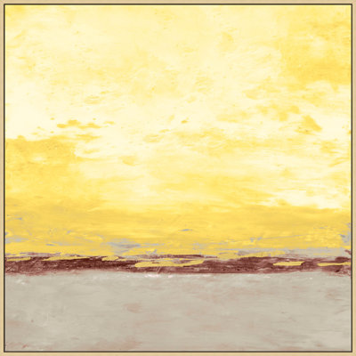 Yellow Skies Painting by Lillian August