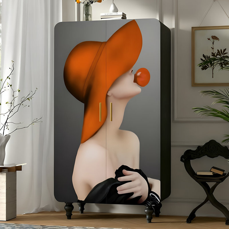 Modern simple art advanced wardrobe