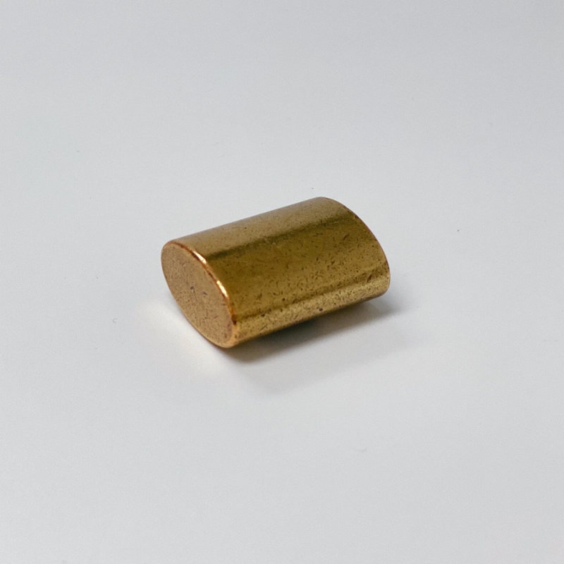 Florence 1" Length Oval Knob in Antique Brass