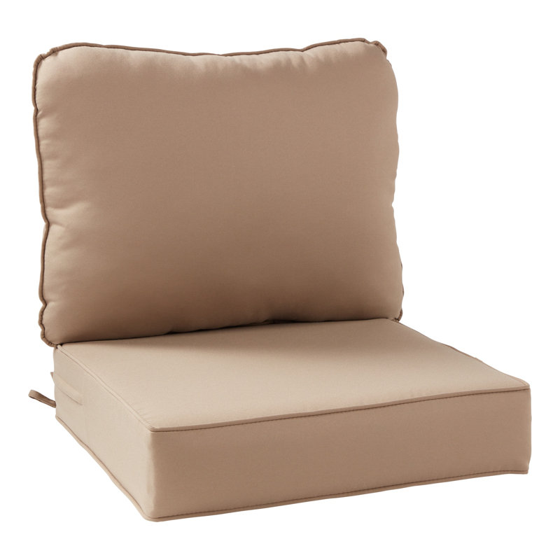 Outdoor 2-Piece Deep Seat Cushion Set, Coronado