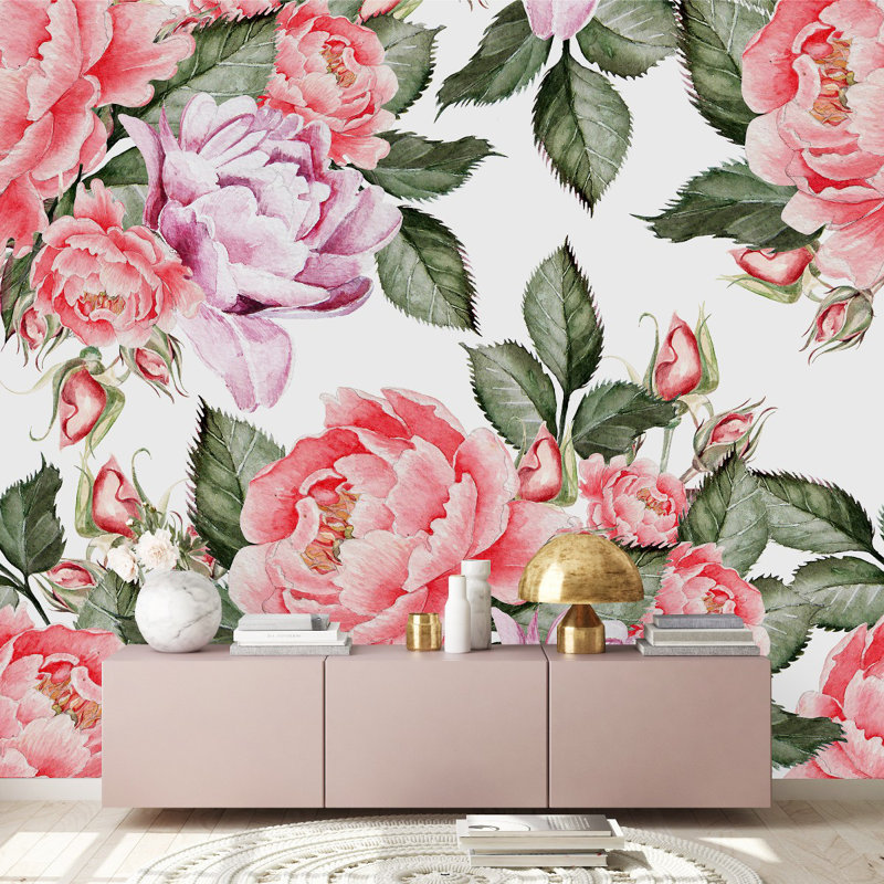 Peel & Stick Wall Mural, 10.42' W x 10.42' L