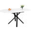 Extendable Metal Base Dining Table-845922409