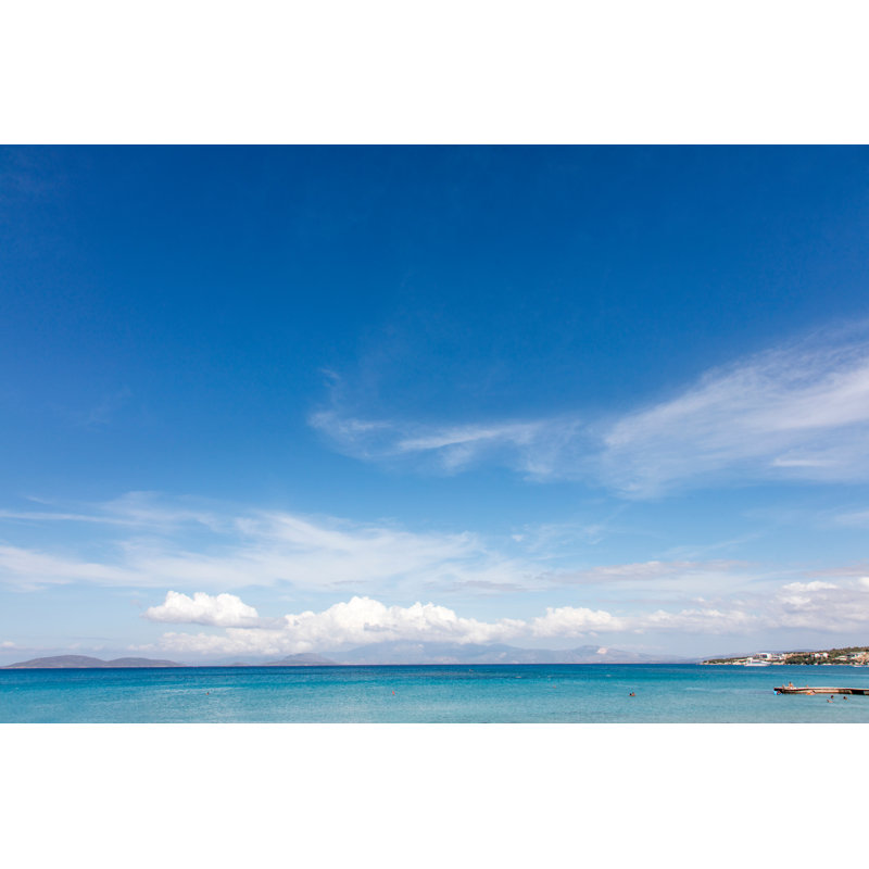 Cloudscape Over The Sea Horizon by Jpgfactory - No Frame Art Prints on Canvas, 61cm H x 91cm W
