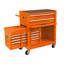 8 rangements pour outils avec tiroirs coulissants lisses - armoire roulante orange 8 et espace supplémentaire-240674855