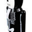 Casse-noisette 14 po noir et blanc Halloween