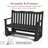 49.21" Outdoor Glider Bench-172564278