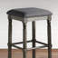 Ensemble de 2 tabourets de bar en bois Arnhem, gris