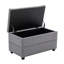 Banc de rangement en tissu avec pieds en bois Winston Porter Berg-506043381