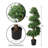 48-Inch Artificial Spiral Tree – Potted Boxwood Fake Plant for Indoor or Outdoor Décor – Faux Plants for Home, Office, or Restaurant