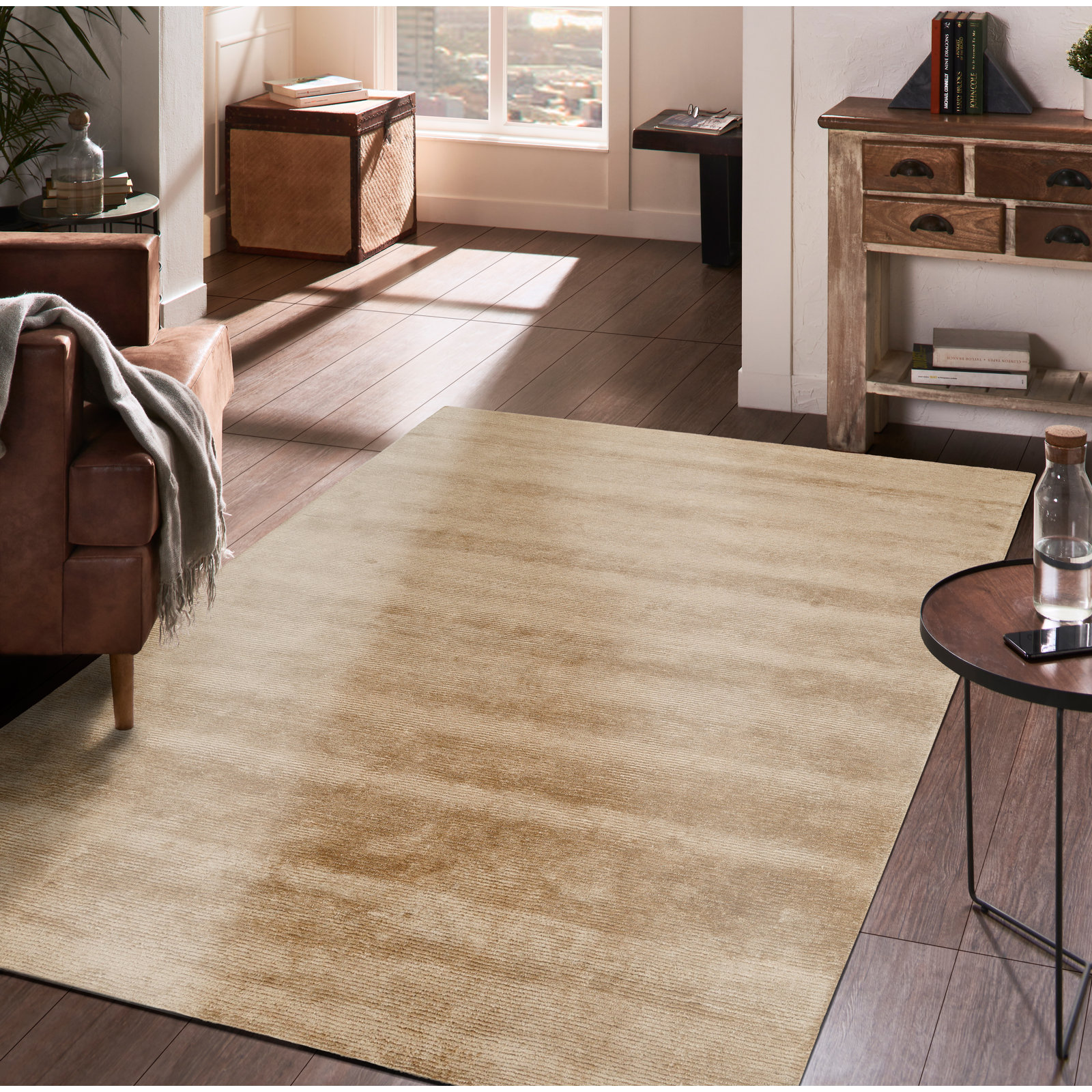 Cliona Hand-Tufted Jute Rug, Rectangle 7'9" x 9'9"