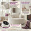 Fauteuil d'appoint pivotant en velours côtelé Luxury Luxury-314234539