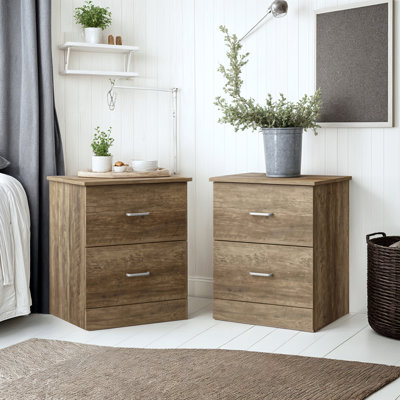 Allyannah 23.6" 2-Drawer Nightstand