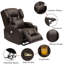 Fauteuil de massage chauffant en similicuir-1885689693