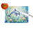 Spring Dolphin Glass Cutting Board