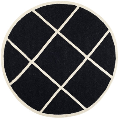 Sanyla Hand Tufted Wool Geometric Rug