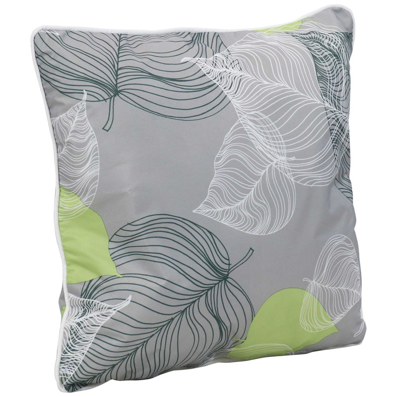 16" x 16" Polyester Square Outdoor Throw Pillows - Lush Foliage, Lush Foliage