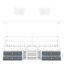 Structure de lit simple en bois