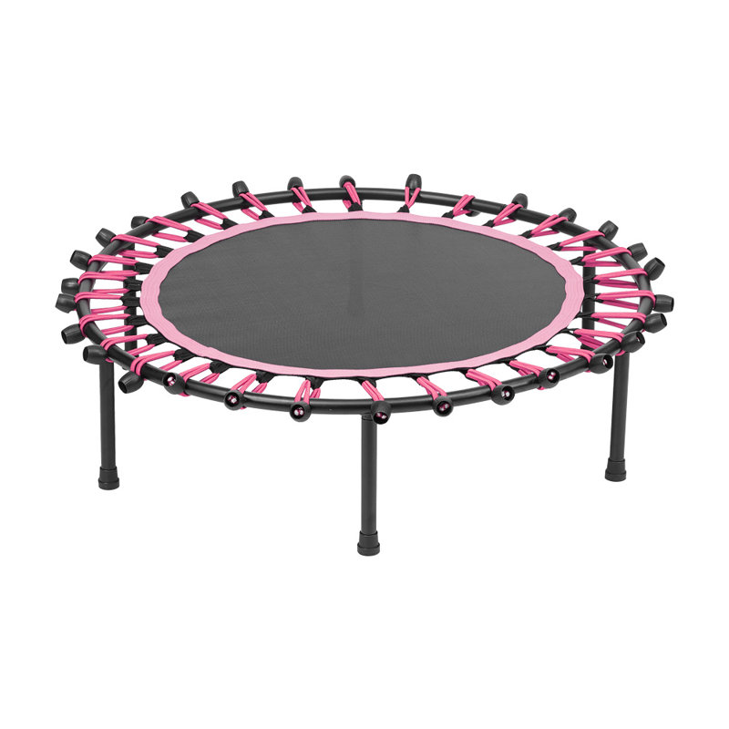 Freeport Park ft Round Backyard Trampoline, Black/Pink
