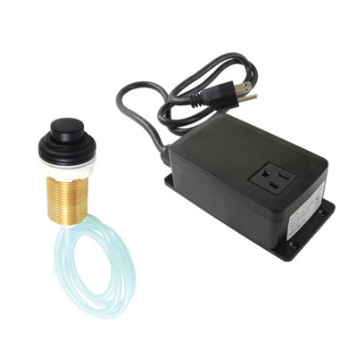 Kingston Brass Gourmetier Single Outlet Garbage Disposal Air Switch Kit