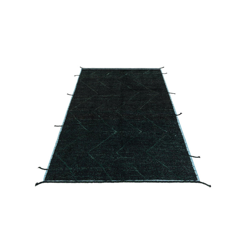 Tapis noir Ottilie