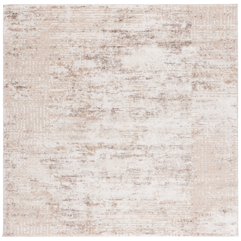Rothschild Abstract Area Rug , Square 6'7"