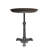  Contemporary 30" Brown Iron Pedestal End Table