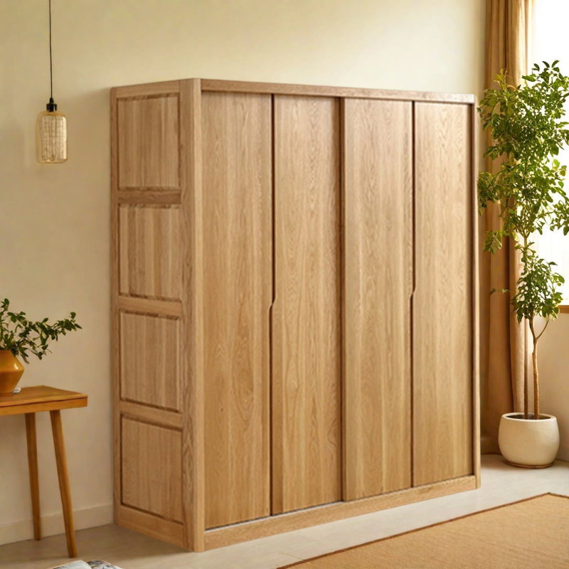Armoire moderne coulissante simple, H 78,74 po x l 70,87 po x P 22,44 po