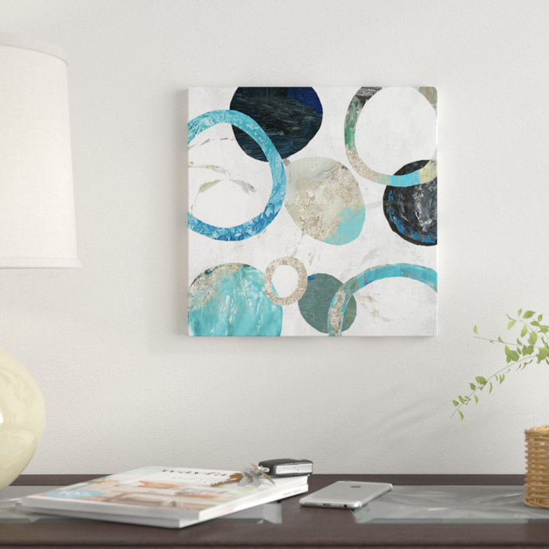 « rings ii », impression sur toile, H 48 po x l 48 po x P 1,5 po, Toile tendue