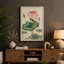 Lotus and Songbird Japandi - Wrapped Canvas-1160768022-1160768024