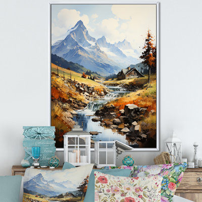 Paysage alpin du ruisseau Nostalgia