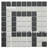 Gotham 1" Greek Corner 8-3/4 In. X 8-3/4 In. Porcelain Mosaic Tile