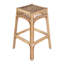 Antigua 24.75 in. Seat Height Square Rattan Count Stool-1141782952
